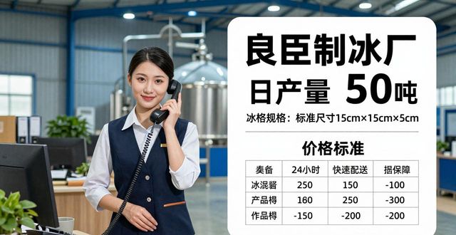 唐山冰块电话 良臣制冰厂直供配送
