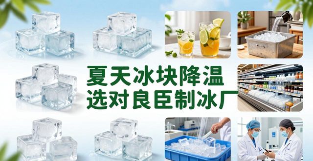 夏天冰块降温 选对良臣制冰厂