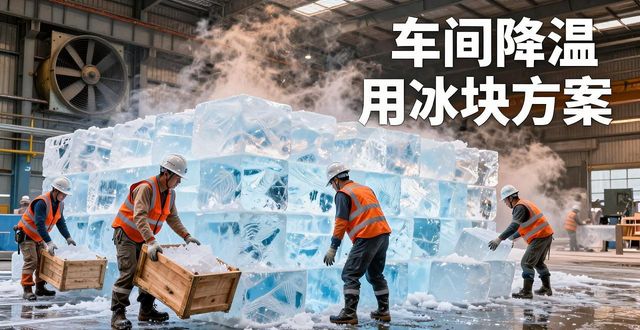车间降温用冰块靠谱吗？唐山高温车间冰墙方案实测