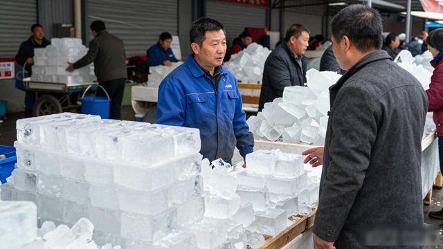 降温唐山冰块热销 电话被打爆的秘密